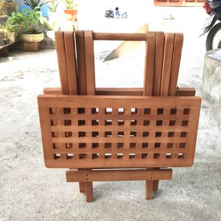 FREE SHIP Bàn xếp gỗ cafe 50x50xH50cm