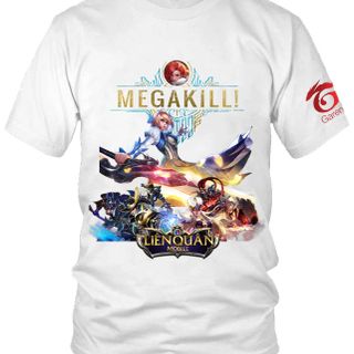 Áo Thun Liên Quân Mobile 3D Tướng Astrid Skin Bạch Kiếm Tiểu Thư
