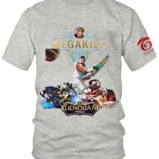 Áo Thun Liên Quân Mobile 3D Tướng Arthur Skin Siêu Sao Circket