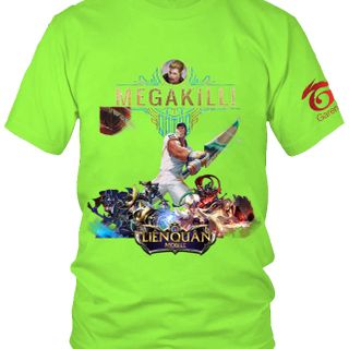 Áo Thun Liên Quân Mobile 3D Tướng Arthur Skin Siêu Sao Circket