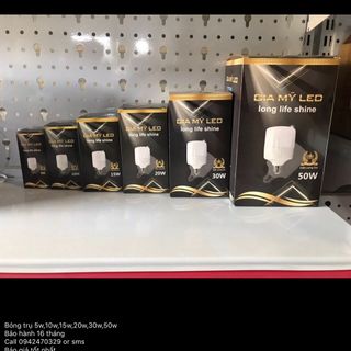 Bóng led búp Gia Mỹ 10w
