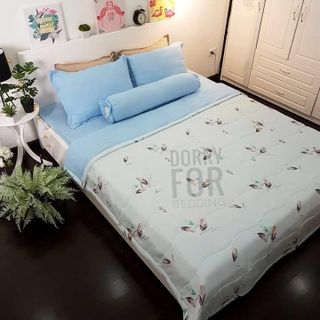 BỘ CHĂN GA GỐI COTTON ĐŨI KÍCH THƯỚC 1M8 X 2M