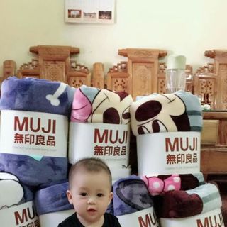 CHĂN TUYẾT MUJI KHỔ RỘNG