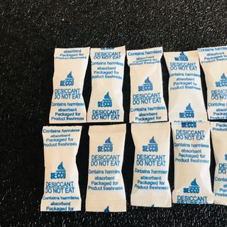 Gói hút ẩm SILICA GEL loại 1gram đóng gói 1000 gói/bao