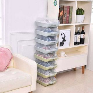 hộp đựng giầy dép 2 màu