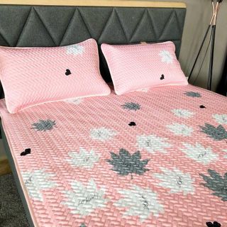 THẢM TENCEL NỘI ĐỊA TRUNG ƯƠNG KÍCH THƯỚC 2M2 X 2M MÀU HỒNG