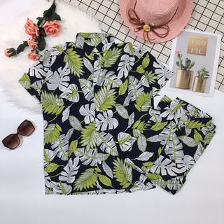 Áo sơ mi trái cây Hawaii đi biển siêu hot