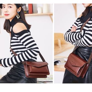 Túi đeo chéo đeo vai nữ PRESENT dây bản bự TX16