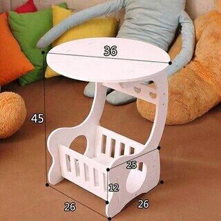 kệ gỗ bàn tròn ngộ nghĩnh