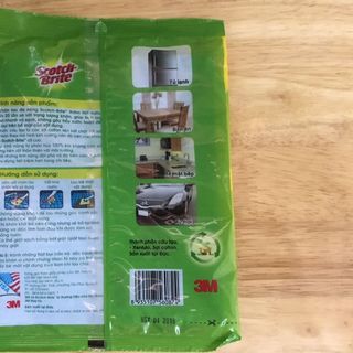 Miếng chùi xoong nồi Scotch Brite 3M của Mỹ - Tẩy mạnh hơn INOX - Vĩ 9 MIẾNG GIÁ 55800đ 1 Miếng còn 6200đ