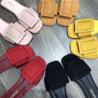 Dép quai ngang chất ni