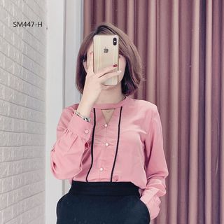 Sơ Mi Khoét Cổ V
