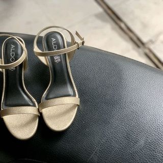 Giày sandal 2 line gót MK trong cao 5p