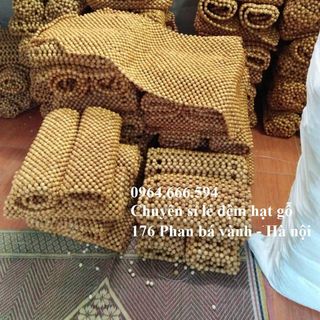đệm hạt gỗ ô tô