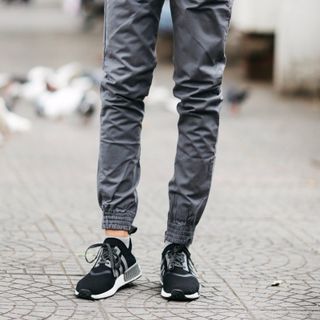 Quần Jogger kaki khóa Zip JK