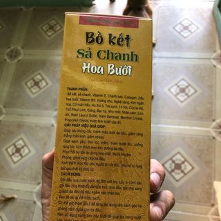 Gội bồ kết sả chanh