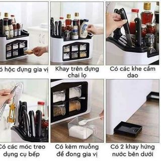 Kệ gia vị đa năng mẫu mới