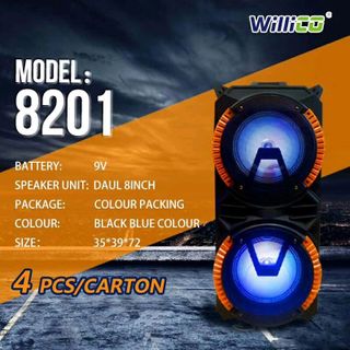 Loa nghe nhạc blutooth 8201 hát karaok micro