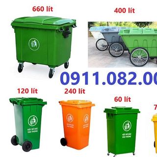 Phân phối thùng rác 240 lít giá rẻ tại huyện củ chi- thùng rác nắp kín giá sỉ