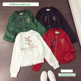 Khoác dù thêu chữ cực hot