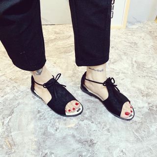 Giày sandal nữ cột dây