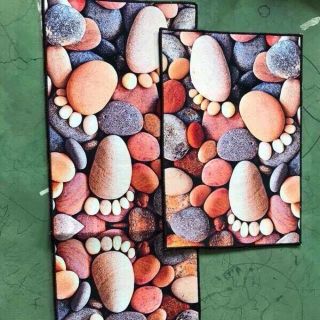 Set 2 thảm bếp 3D về nhiều