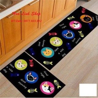 Set 2 thảm bếp 3D về nhiều