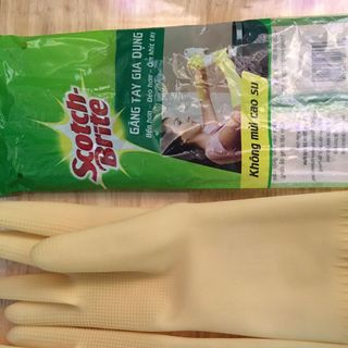 Găng Tay Gia Dụng Scotch Brite 39cm - 3M của Mỹ - Không Gây Mẫn Ngứa