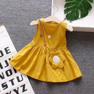 Đầm công chúa không tay cho bé gái