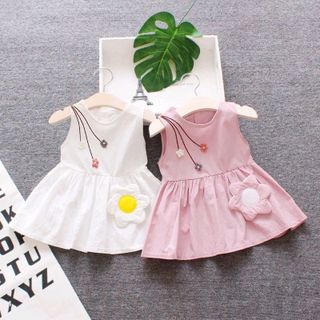 Đầm công chúa không tay cho bé gái
