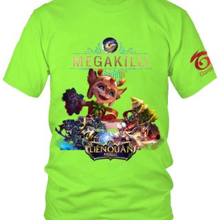 Áo Thun Liên Quân Mobile 3D Tướng Fennik Skin Tuần Lộc Láu Lĩnh 7 Màu
