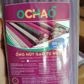 Ống hút gạo tự huỷ giá sỉ