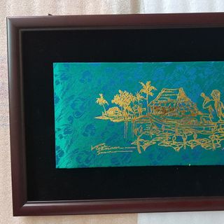 Tranh nét vàng - dát vàng 24k