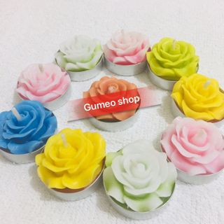 Hộp 4 nến hoa hồng