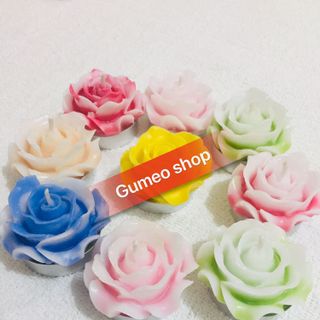 Hộp 4 nến hoa hồng