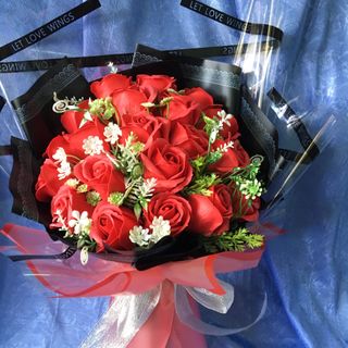 Hoa hồng sáp thơm bó 18 hoa