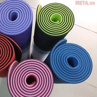 thảm tập yoga 2 lớp hàng dày