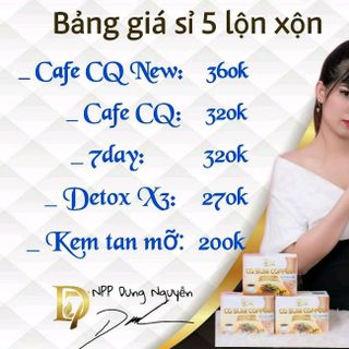 cafe giảm cân CQ Slim