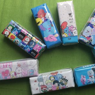 Bóp BT21 BTS hộp đựng bút viết BT21