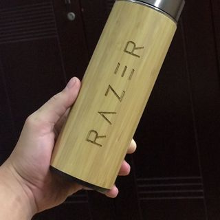 BÁN SỈ - - Bình giữ nhiệt vỏ tre truyền thống / Bamboo Tumbler - 360ml và 500ml