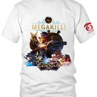 Áo Thun Liên Quân Mobile 3D Grakk Skin Thuyền Trưởng Râu Đỏ 7 Màu