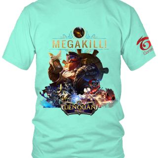 Áo Thun Liên Quân Mobile 3D Grakk Skin Thuyền Trưởng Râu Đỏ 7 Màu