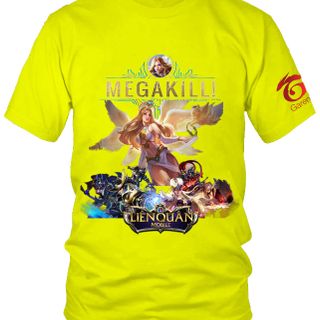 Áo Thun Liên Quân Mobile 3D Tướng Lauriel Skin Thánh Quang Sứ 7 Màu