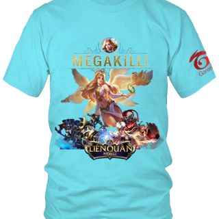 Áo Thun Liên Quân Mobile 3D Tướng Lauriel Skin Thánh Quang Sứ 7 Màu