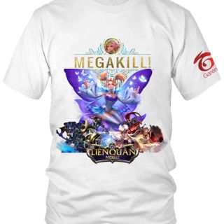 Áo Thun Liên Quân Mobile 3D Tướng Krixi Skin Công Chúa Bướm 7 Màu