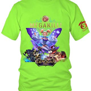Áo Thun Liên Quân Mobile 3D Tướng Krixi Skin Công Chúa Bướm 7 Màu