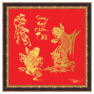 Tranh Nét Vàng - Quà tặng Tân gia khai trương
