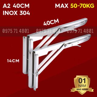 Bản lề inox A2 40cm tải 50-70kg Nhà phân phối sỉ - bộ 2 chiếc giá sỉ