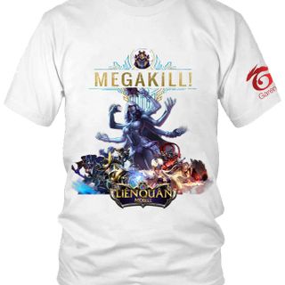 Áo Thun Liên Quân Mobile 3D Tướng Kahlii Skin Cô Dâu Hắc Ám 7 Màu