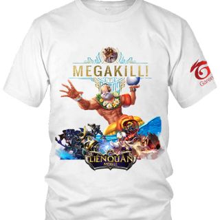 Áo Thun Liên Quân Mobile 3D Tướng Gildur Skin Tiệc Bãi Biển 7 Màu